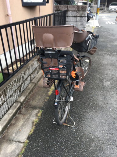 子供も乗せ自転車