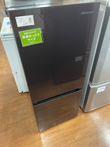 ハイセンス　2ドア冷蔵庫　HRーG1501 2018年製　154L