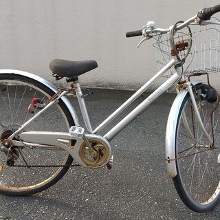 自転車　27インチ　シマノ6段変速