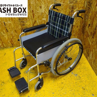 (506-0)介助用 車椅子 折りたたみ メーカー不明 介護 福...