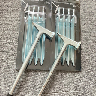 新品✨ペグ　８本セット(ウォータージャグ付き)