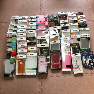 スマホケース 62個 ガラスフィルム2枚 まとめ売り