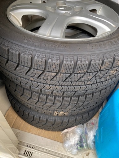 155/65R14 ダイハツ純正ホイール&冬用タイヤ4本
