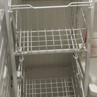 【残り1日】ランドリーバスケット　3段　エアリゾーム　（検索用: IKEA ニトリ）の画像