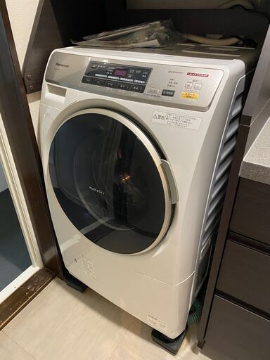クリーニング済　良好パナソニックドラム式洗濯機