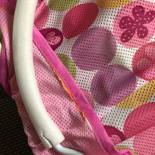 値下げ　ベビー用ソフトバスチェア　ピンクの画像