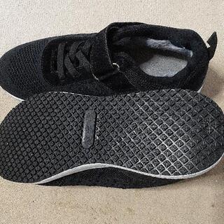新品・メンズシューズ　ボア付　24.5の画像