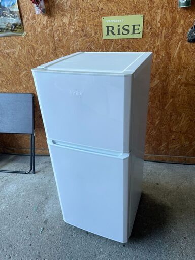 P0805　ハイアール　2ドア冷蔵庫　121L　2018年