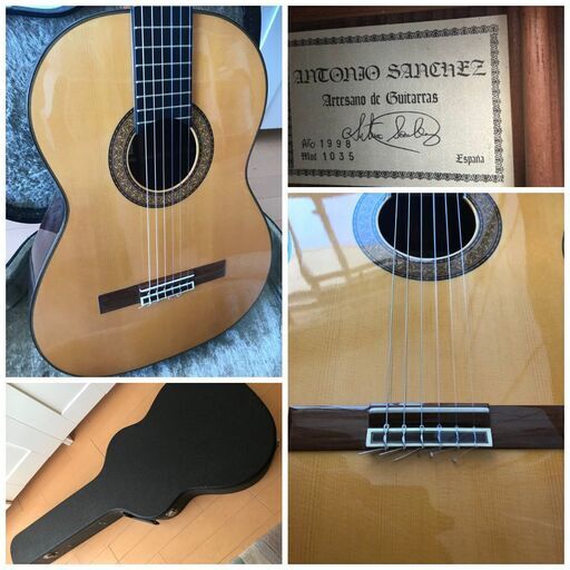 【美品・メンテ済み】Antonio Sanchez 1035 松 1998年製　クラシックギター　スペイン製