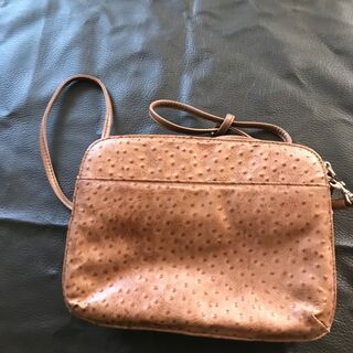 ★オーストリッチのショルダーバッグ・中古ですが然程使用感のない美品です！の画像