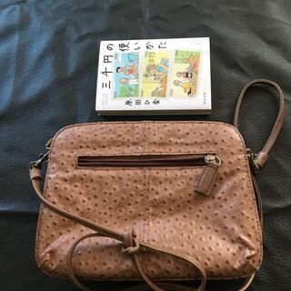 ★オーストリッチのショルダーバッグ・中古ですが然程使用感のない美品です！の画像