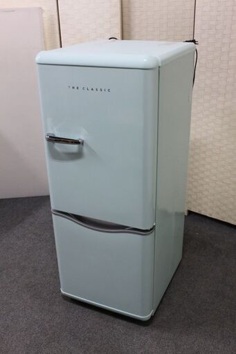 THE CLASSICクラシック レトロスタイル アクアミント 150L DR-C15AM 2018年製 DAEWOO 冷蔵庫 中古家電 店頭引取歓迎 R4217)