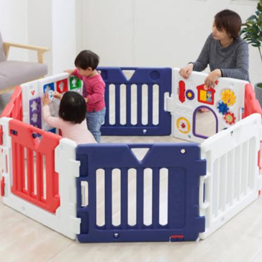 日本育児 ミュージカルキッズランドDX トリコロール8枚パネル