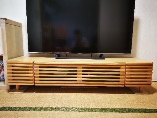 一世紀　アルダー材テレビボード　180センチ