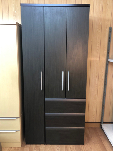 【リサイクルサービス八光　田上店　配達・設置OK】ニトリ　クローゼット　ダークブラウン