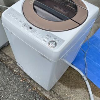 シャープ 10kg：全自動電気洗濯機 ：ES-GV10C-T ：2018年製