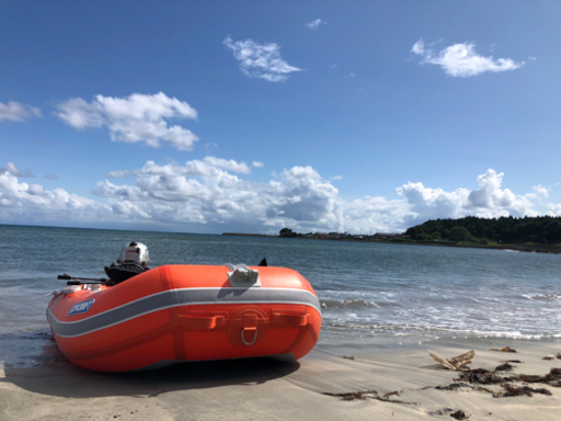 ゴムボート　エンジンセット