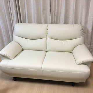 超美品】ニトリ ソファ 2人用 Nシールドキャッツ3 IV