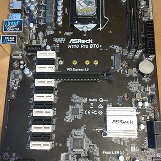ASRock H110 PRO BTC+ 　おまけライザーカード５枚