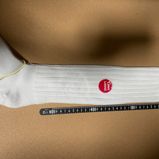 新品ルーズソックスホワイト、クリーム色の画像