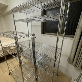 アイリスオーヤマ　ワイヤーラック　セットの画像