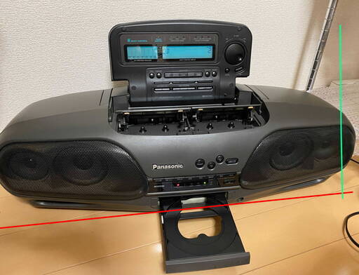 【～10/23（土）まで】【再々値下げ】Panasonic パナソニック　RX-DT909　CDラジカセ　コブラトップ