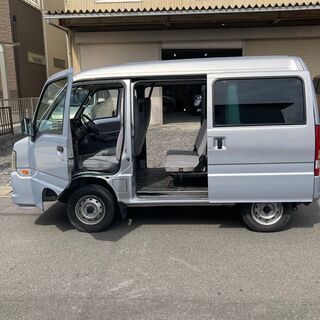 総額14.0万円★車検R5年10月★オートマ軽箱バン★Tベル済★キーレス★平成16年式 スバル サンバーバン トランスポーター(TV1) 18.6万キロ 車検令和5年10月 シルバーの画像