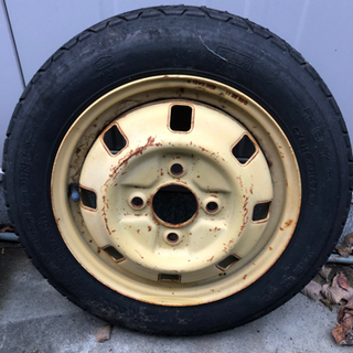 無料　スペアタイヤ、応急タイヤ　105/90D12　中古品