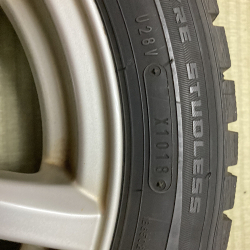 155/65R14 4本　バリ山　ダンロップ　スタッドレス　冬タイヤ　札幌　北海道
