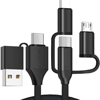 【新品・未使用】5-in-1 PD 60W 充電ケーブルの画像