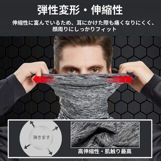 【新品・未使用】防寒ネックウォーマーの画像