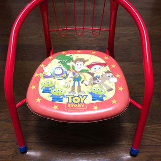 【ありがとうごさいました！】キッズ　パイプ椅子　［トイストーリー］