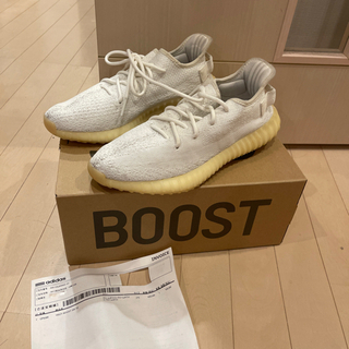 yeezyboostホワイト27.5センチレシート付