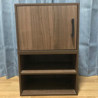 カラーボックス　ニトリ　カラーボックス2個+天板の画像
