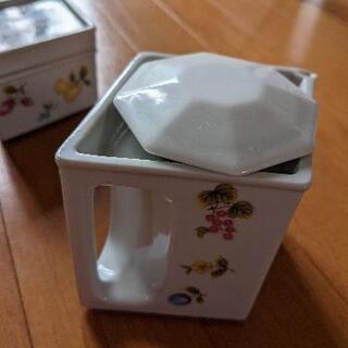 値下げ🧡紅茶ポット&砂糖入れ☕の画像