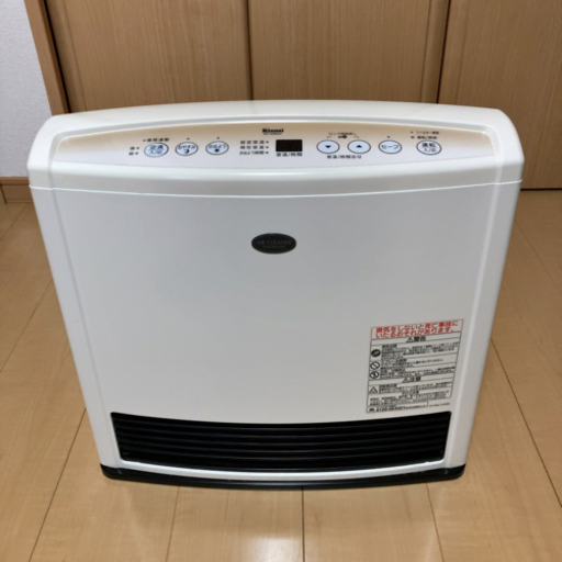 リンナイ 都市ガスファンヒーター 5mガスホース付き
