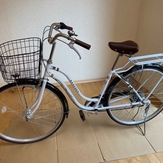 自転車6段変速可、屋内保管のため状態良！