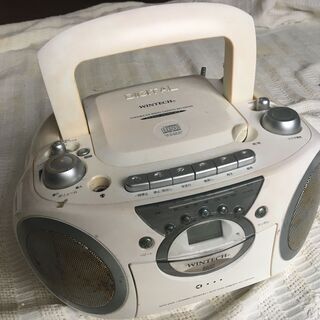 CD＆カセットプレイヤー（動作未確認）の画像