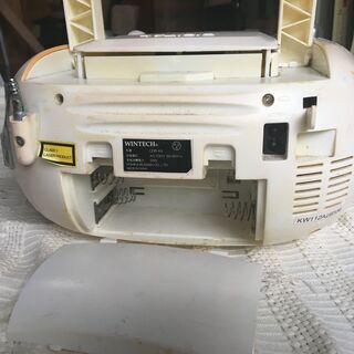 CD＆カセットプレイヤー（動作未確認）の画像