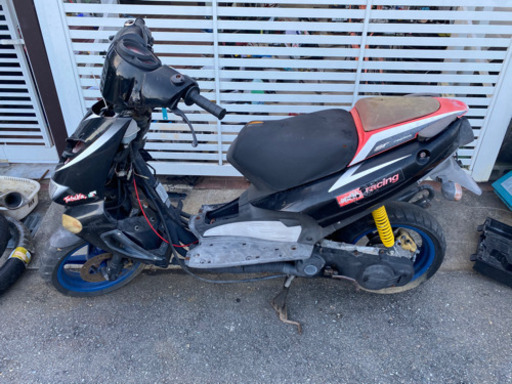 【大阪から/ジャンク】書類付き 始動、吹け上がり確認済み 世界最速を目指した原チャ アプリリア SR50 aprilia RS50 RS125好きな人ぜひ！原付　原チャ　単車