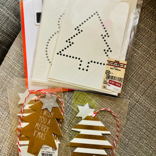 クリスマスカード 3種6枚セットの画像