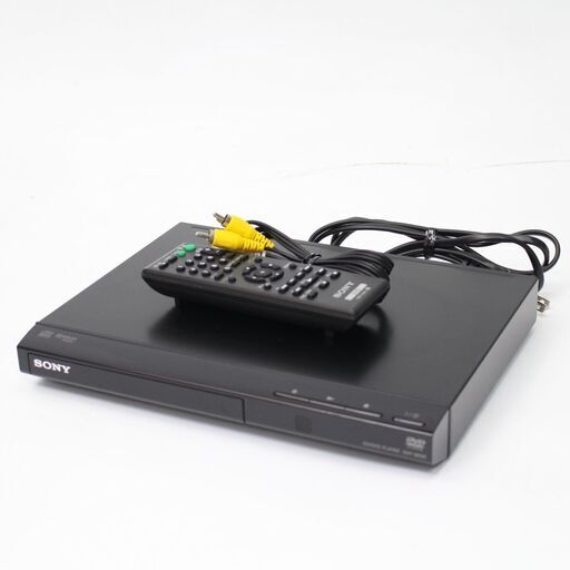 359)SONY DVDプレーヤー DVP-SR20 2019年製 コンパクト リモコン付き ソニー