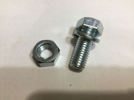 六角ボルト 全ねじ・ナット付　　400本セット　Ｍ12×30　鉄