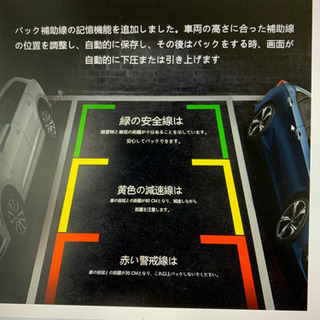 リヤカメラの取付けをお願いします