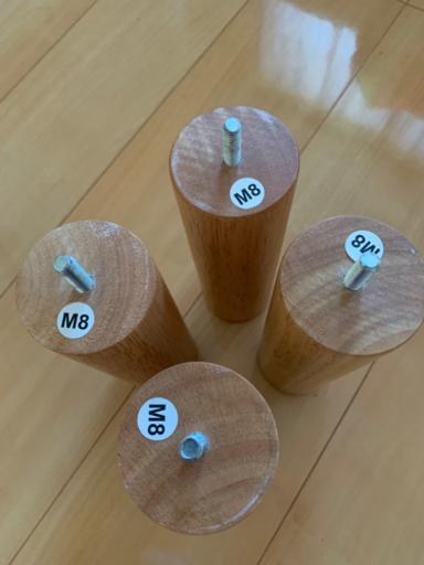 無印良品　脚付きマットレスの脚　20cm