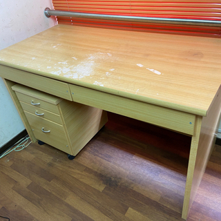 木製　机　デスクの画像