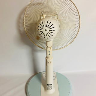 山善　扇風機　ホワイト×ブルーの画像