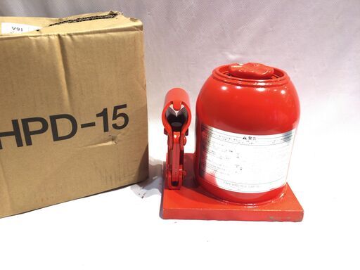 ■5801■未使用■日野純正 車載用 ダルマジャッキ HPD-15-2 15トン 2段式油圧ジャッキ 純正品番09100-E1611