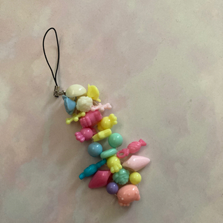 【ハンドメイド】ビーズストラップ