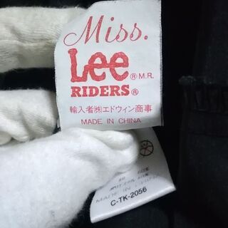 LEE (リー)RIDERS レディース　ブラウス　Mサイズ　黒　古着　数回使用　輸入元エドウイン商事の画像